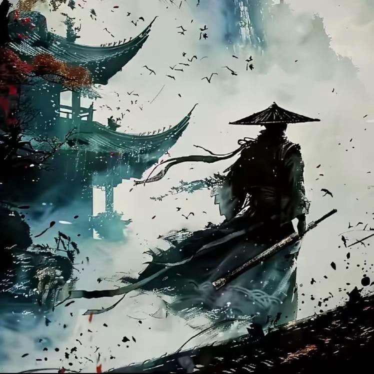 寒江孤影