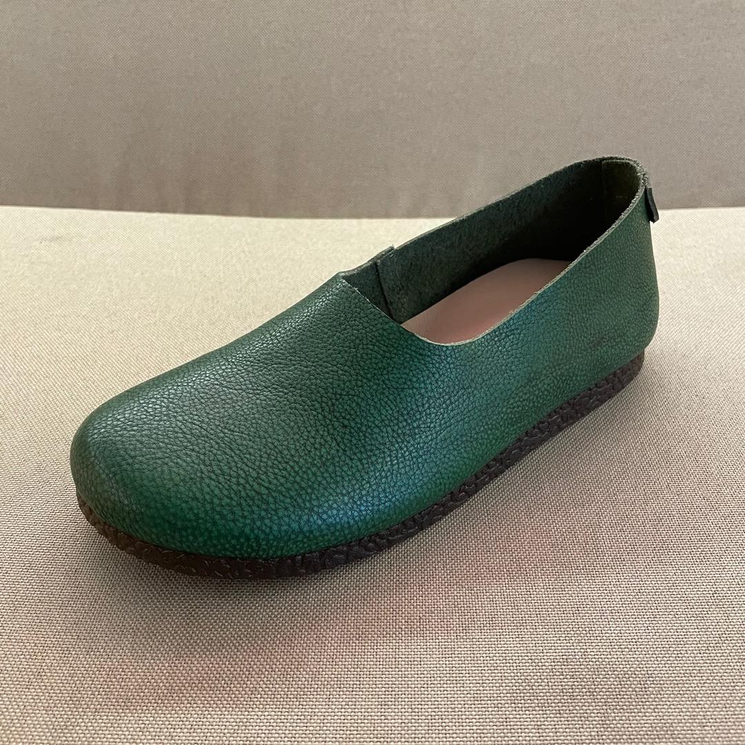 耙耳朵手工复古女鞋