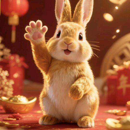 金兔招财