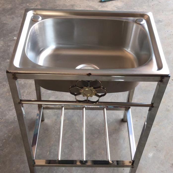 河北曲周县诺博不锈钢一体盆批发厂家手工盆