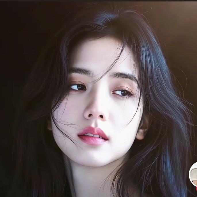 开心的小女孩