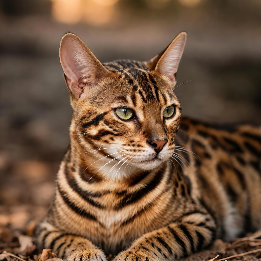 布丁是只豹猫
