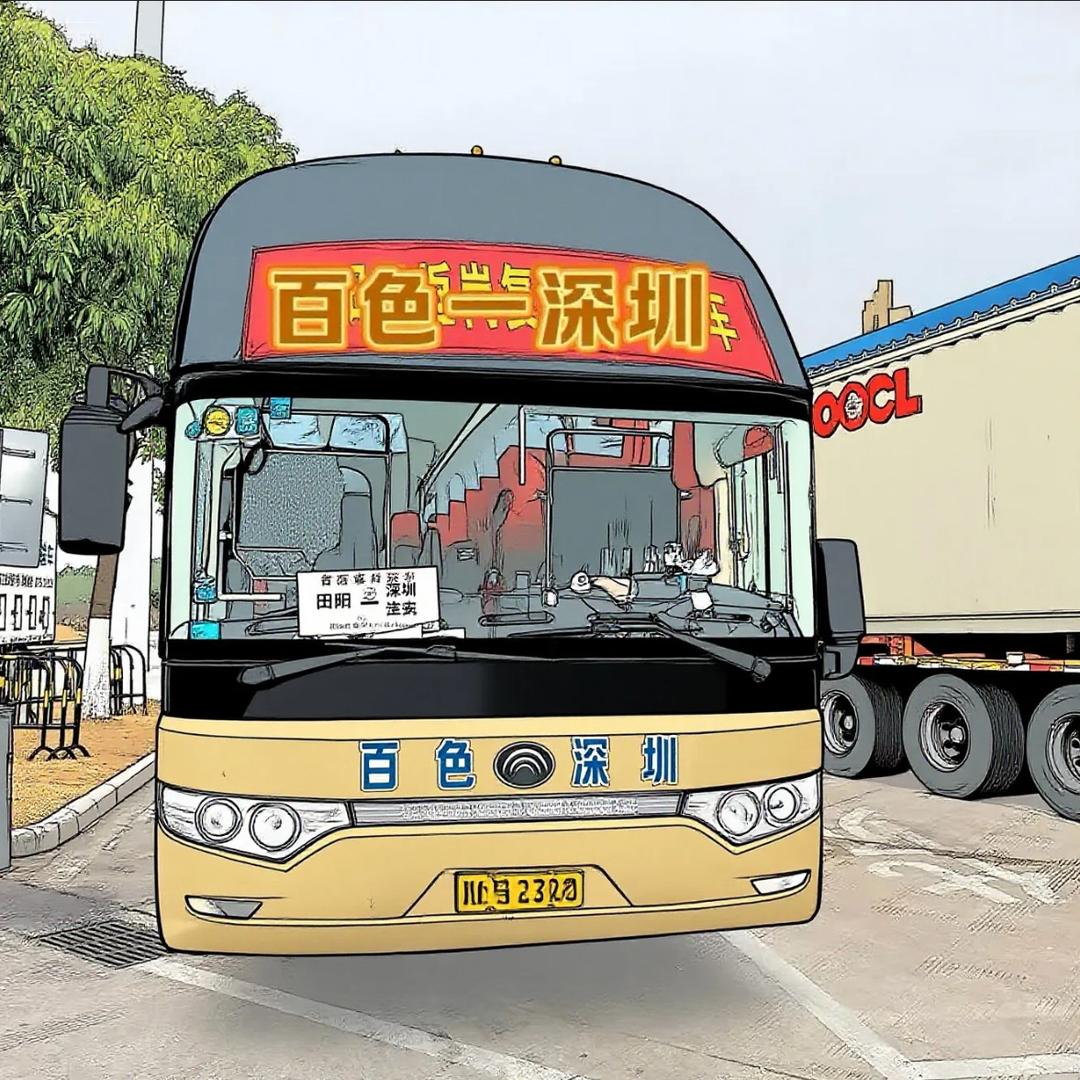 大巴车百色往返广东小蓝电子商务商行