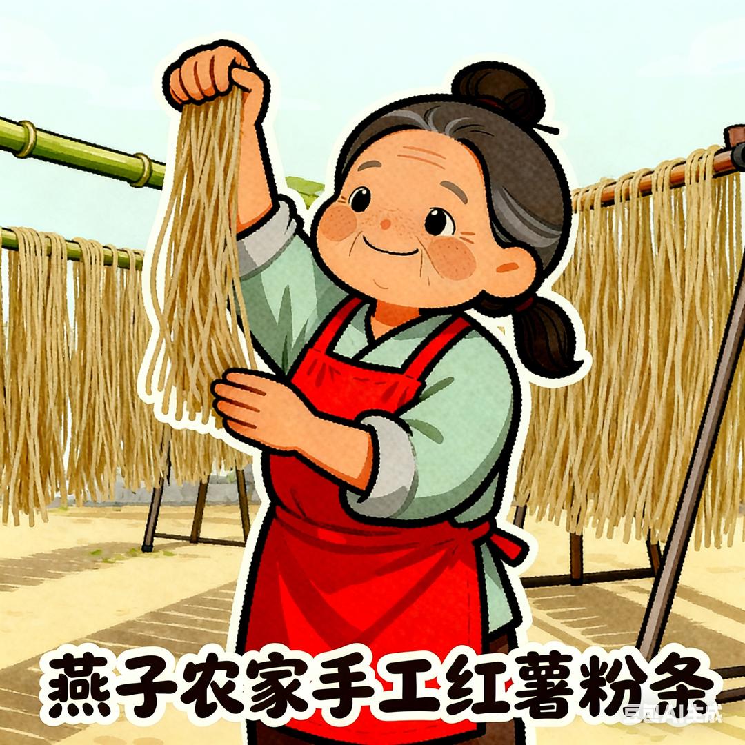 燕子农家手工红薯粉条