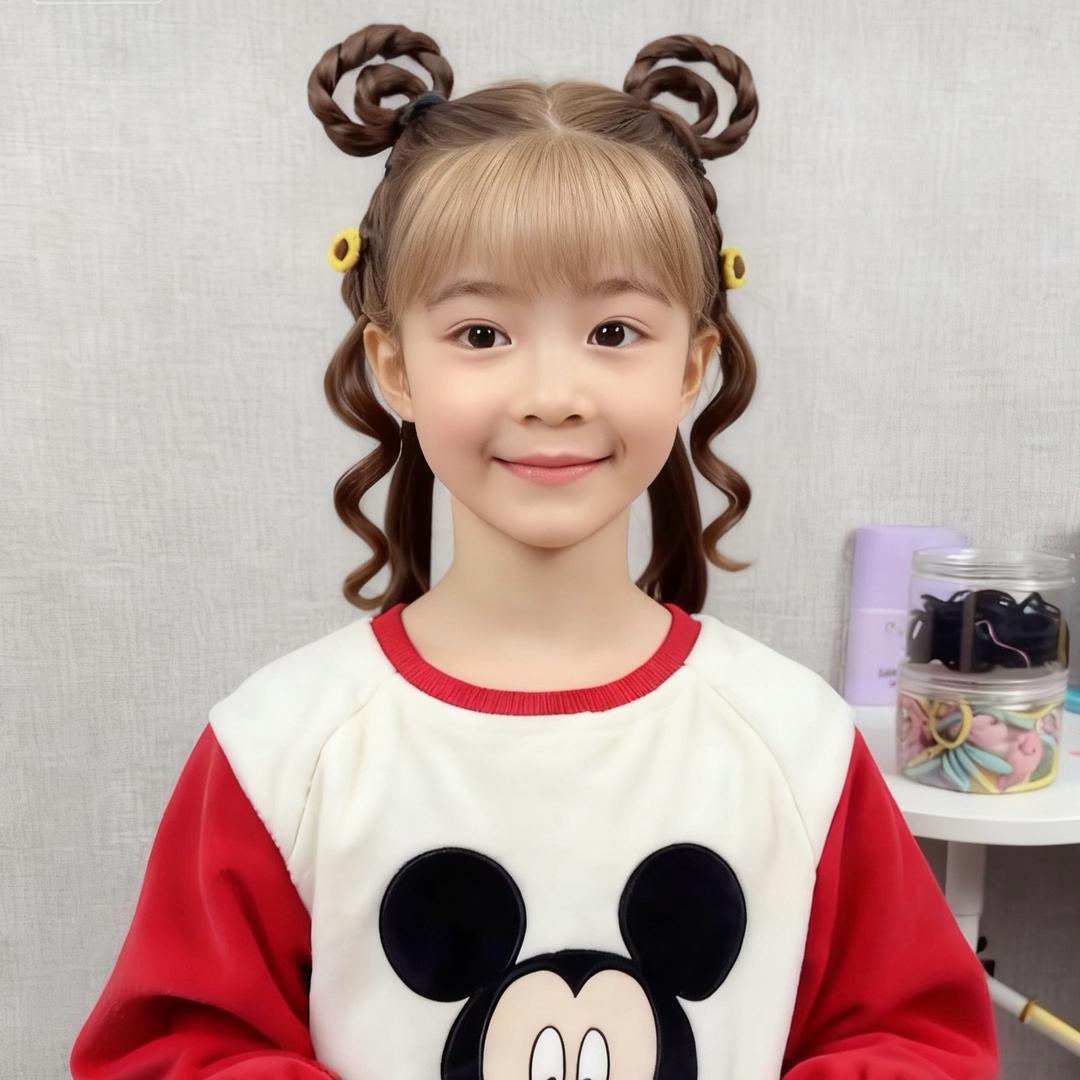 茉茉儿童编发