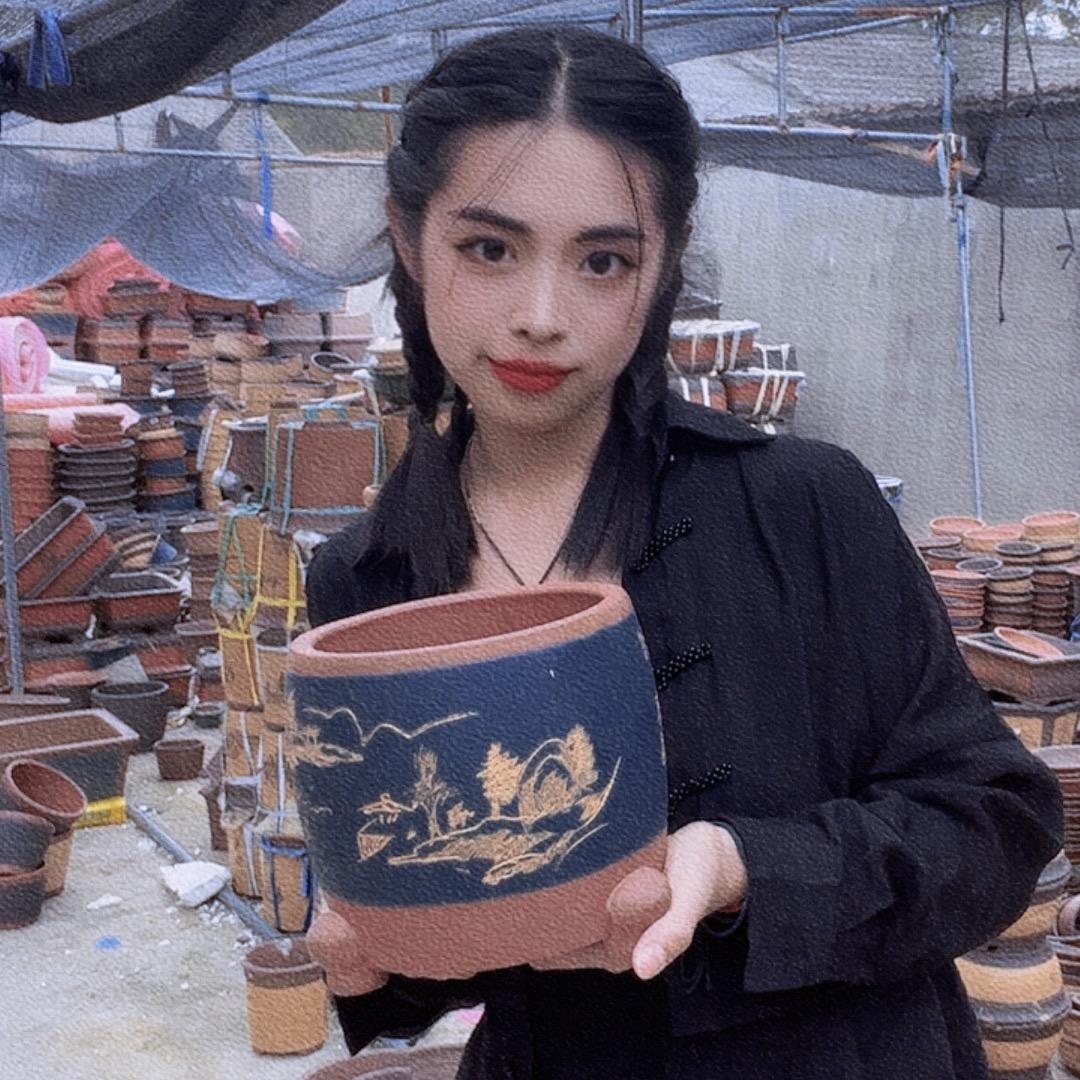 如棠紫砂花盆