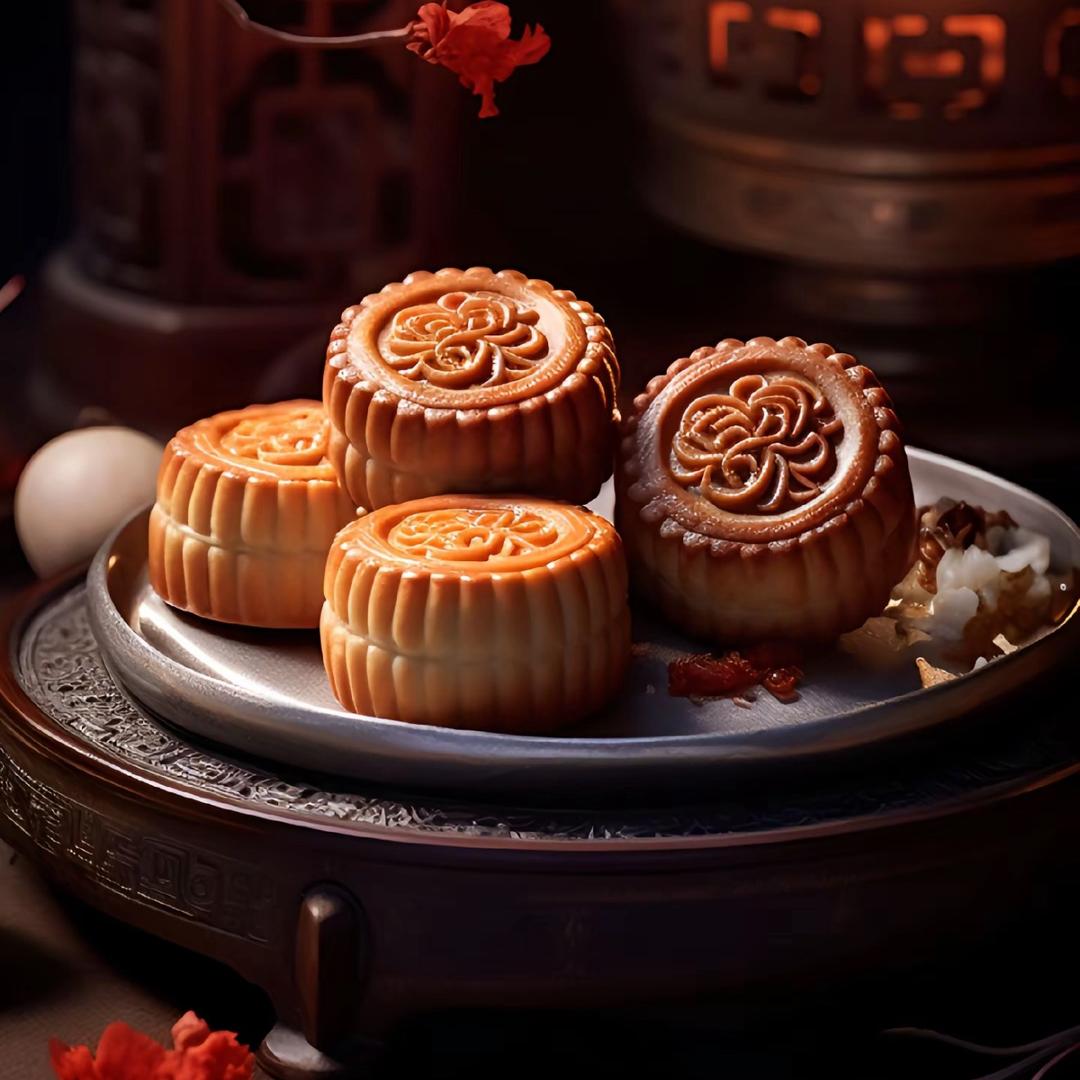 卖月饼的小姐姐