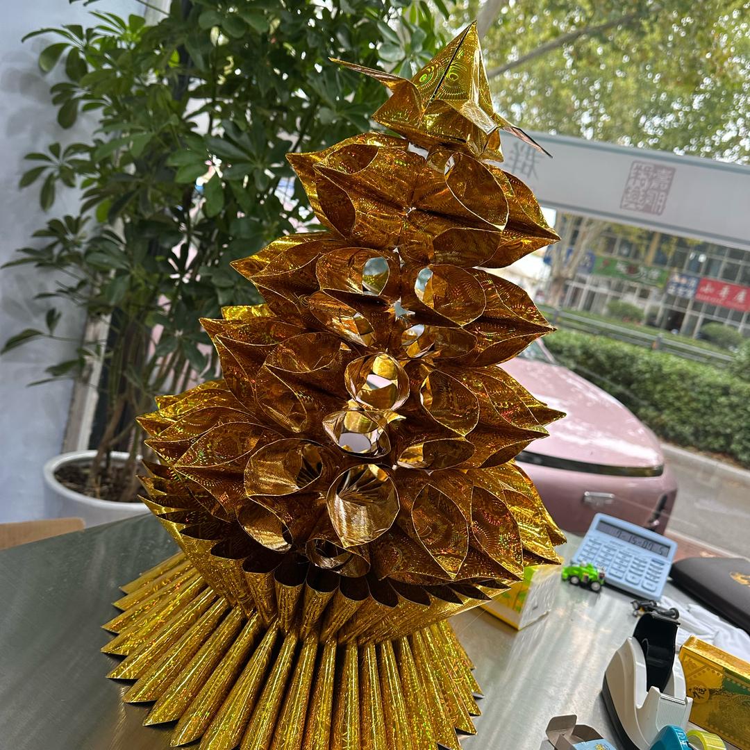 临沭 群兴寿服 高端扎彩手工折纸 招学员