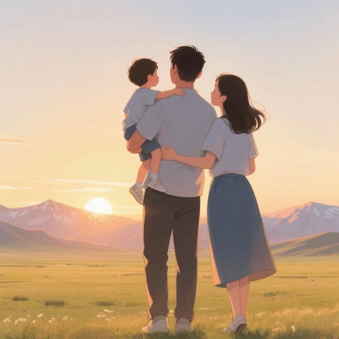 小军和小洁一家日常