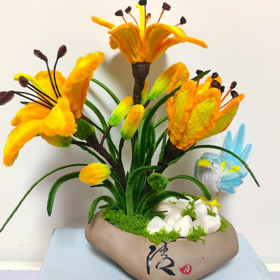 🌷连仔手工 扭扭棒🪷🌻