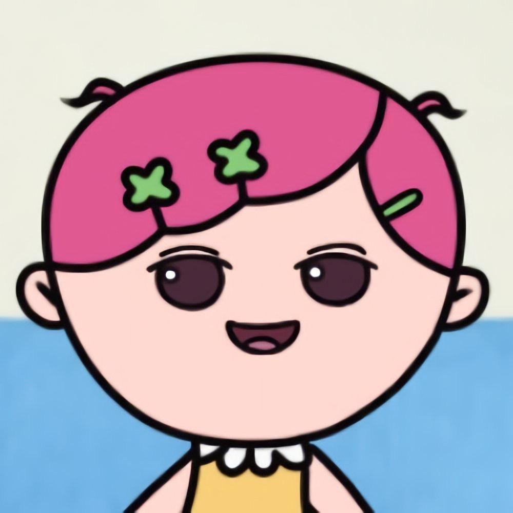 拥有元气幸福的少女