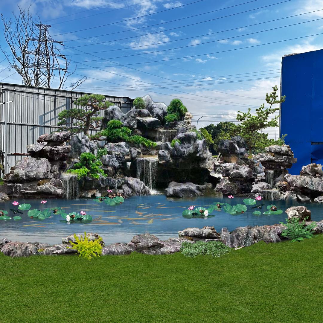 鸿诺园林（假山鱼池设计施工）