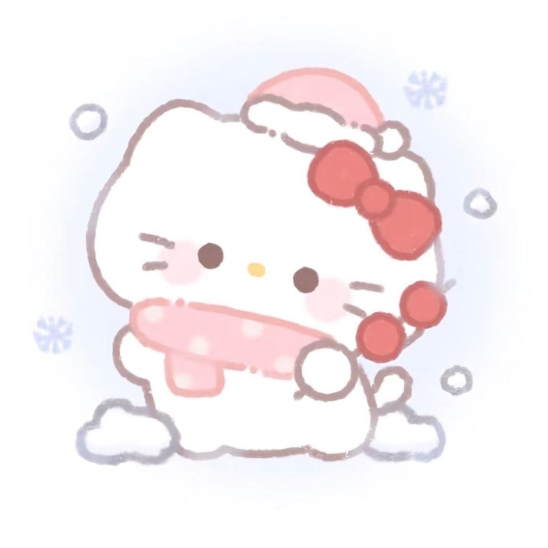 呆呆的Kitty猫