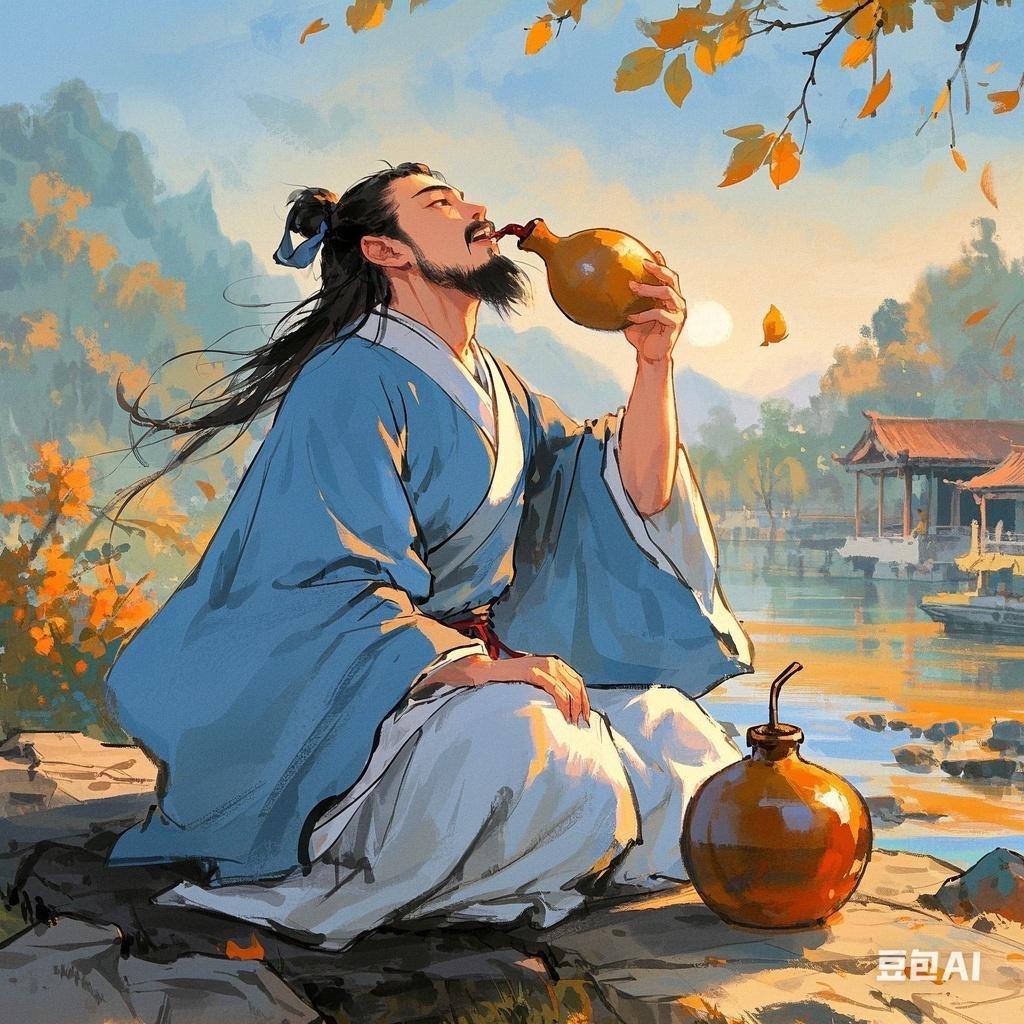 喝酒吟诗
