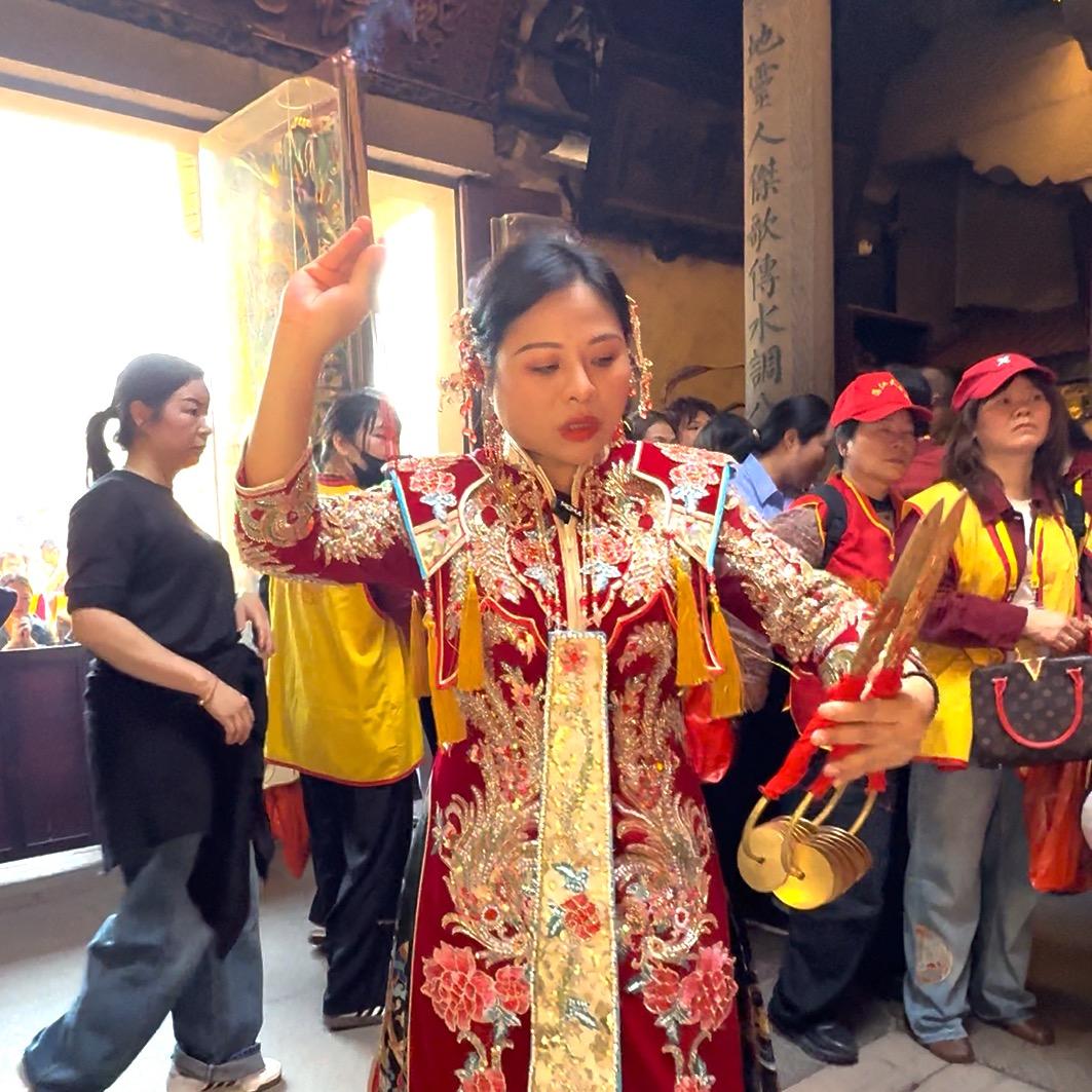 101黑面妈祖赵公明双僮嫂子（普济堂）