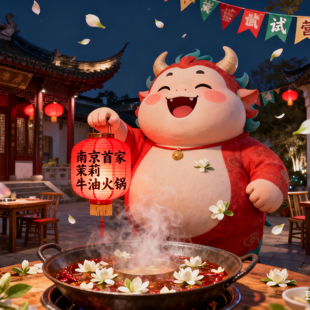 南京茉莉茶香牛油地摊火锅