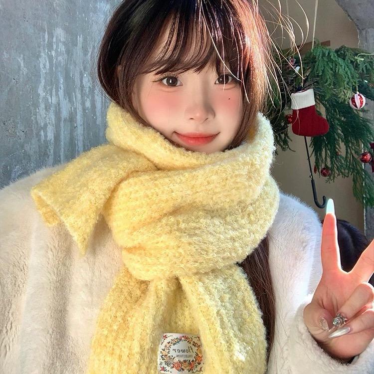 帽出头-围巾来喽