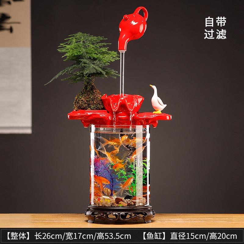 生活美学流水家居摆件