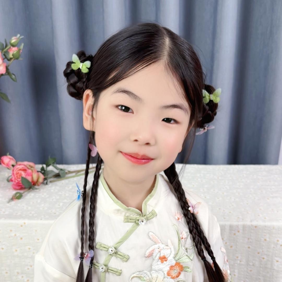 小月月儿童编发