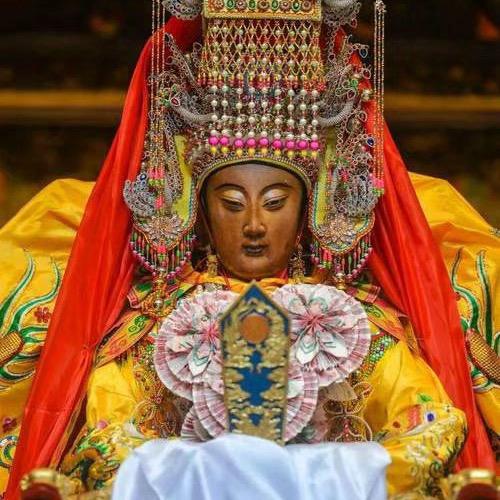 广东梅州妈祖乩童在东莞