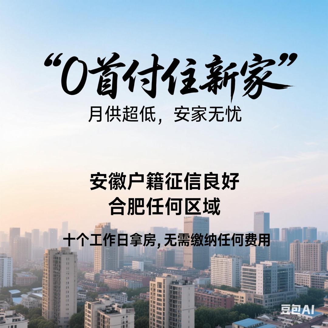 合肥0首付