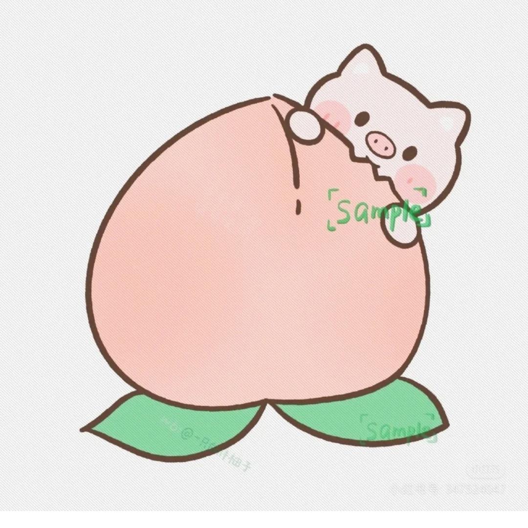 🍑团团吃桃
