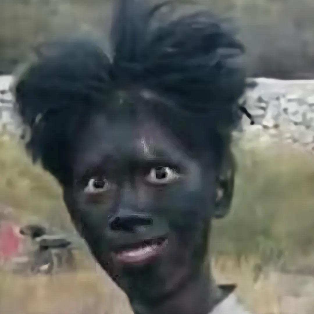 抽象的小男孩
