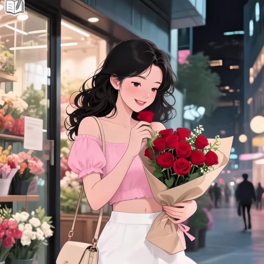 云朵治愈插画
