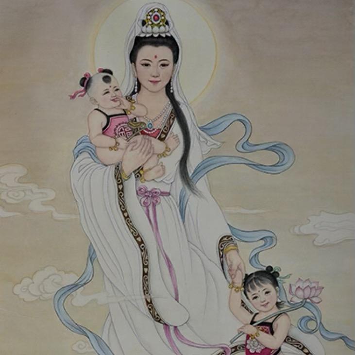 普陀白姑姑接蓝粉