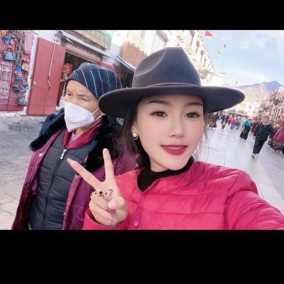 旦增晋扎妈妈💕