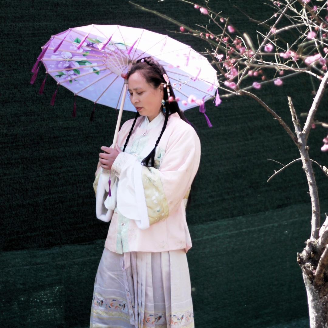 雪莲花商品在橱窗