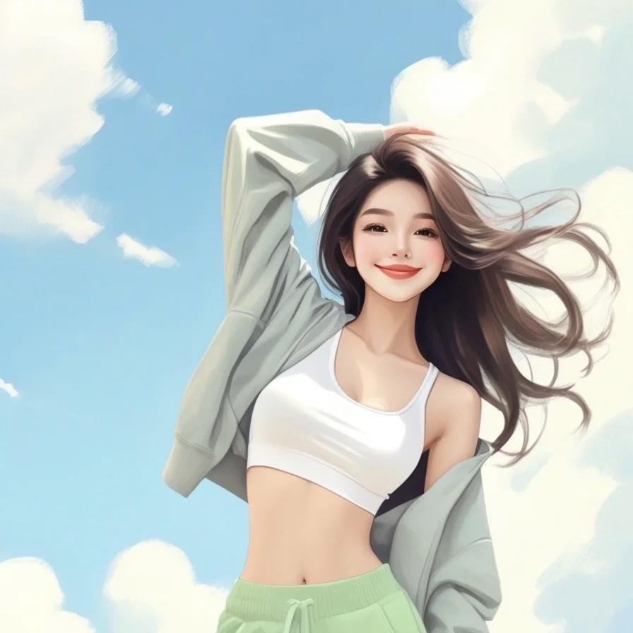 大倩小倩正常吃饭