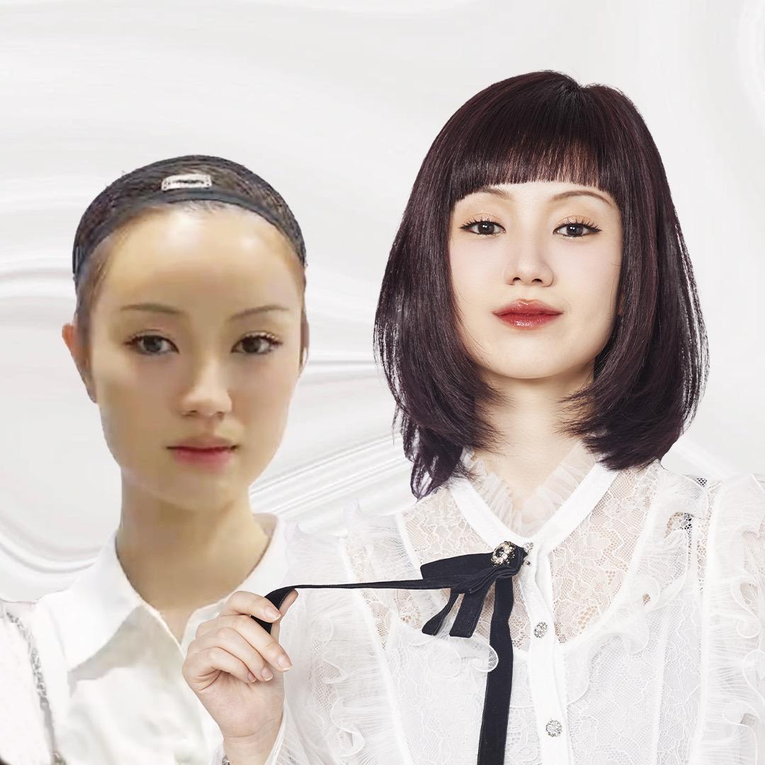 黛妮雅女士假发定制蓝山店