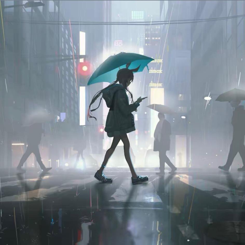上签蓝雨