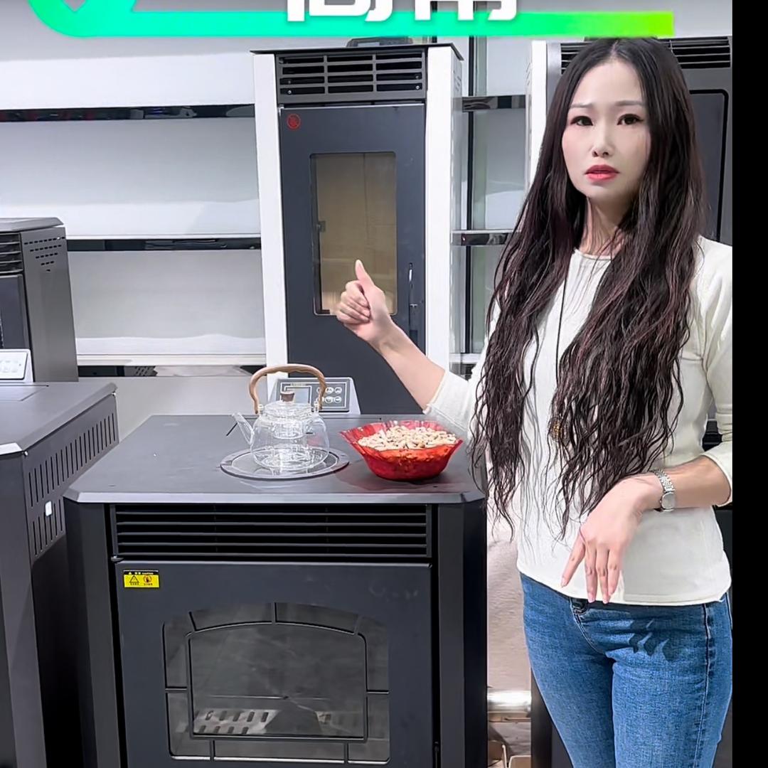 金亮颗粒取暖真火壁炉工厂