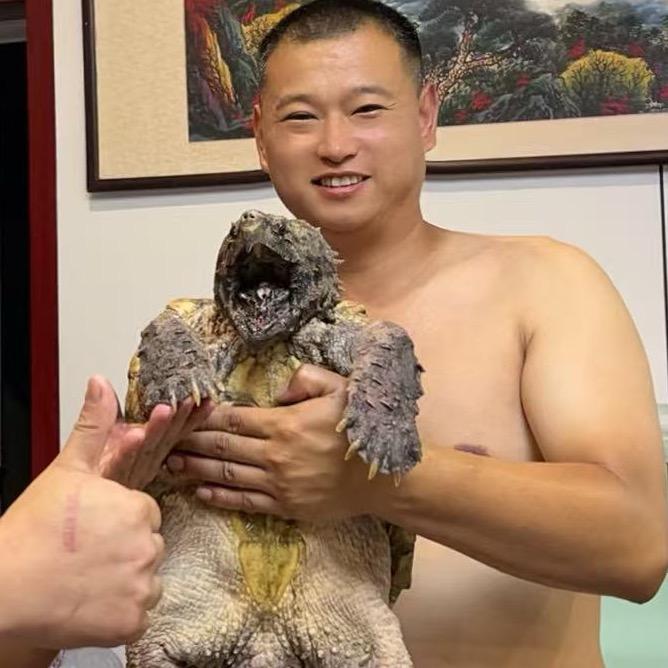 爱养龟的哈雷车主