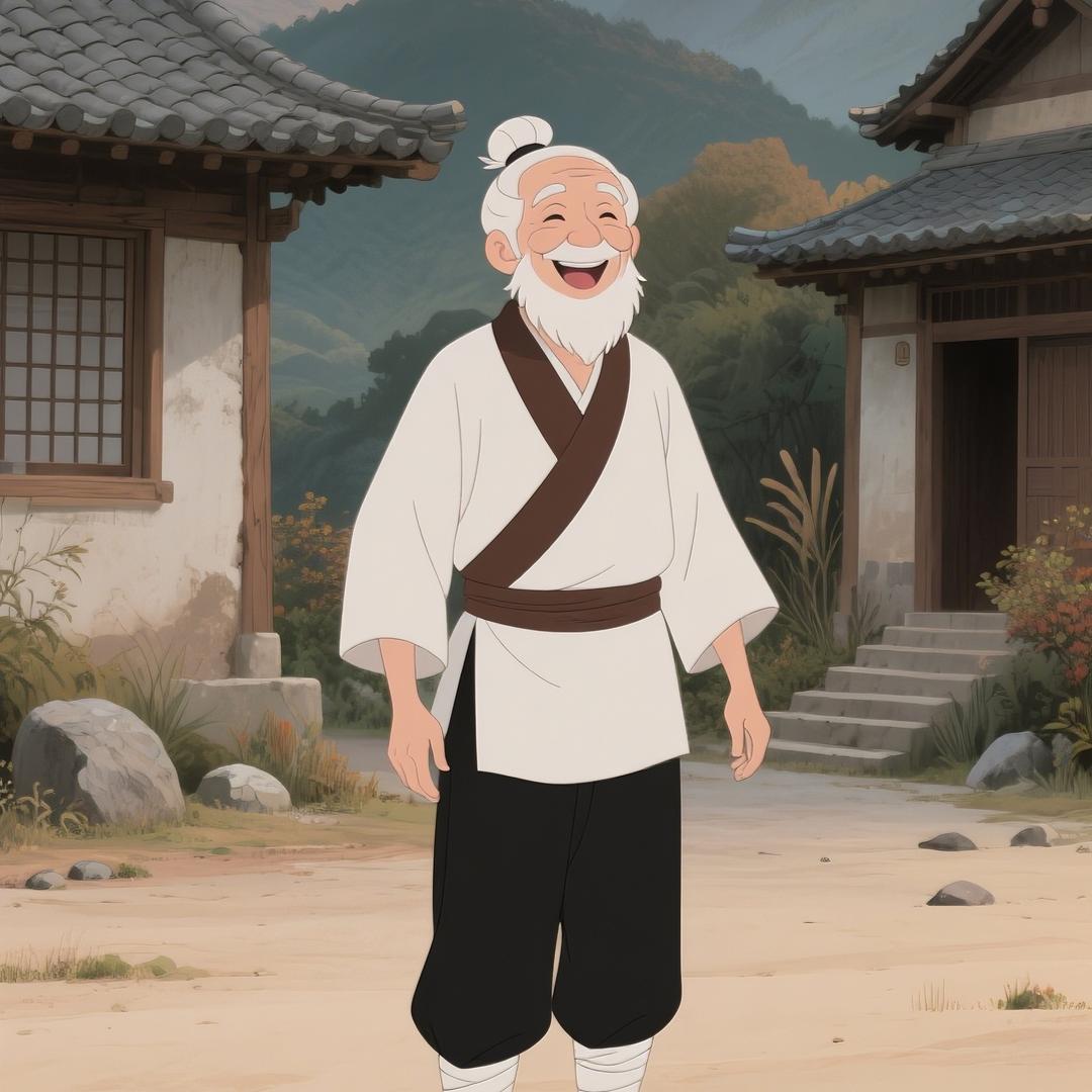 爱跳操的小老头