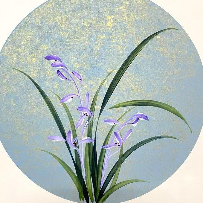醉墨国画(兰花、牡丹)