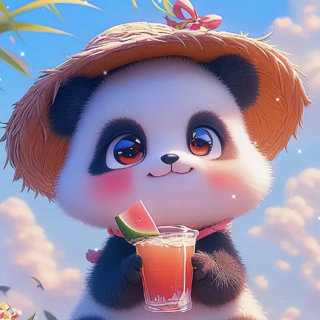 3️⃣只熊猫🐼@吖～