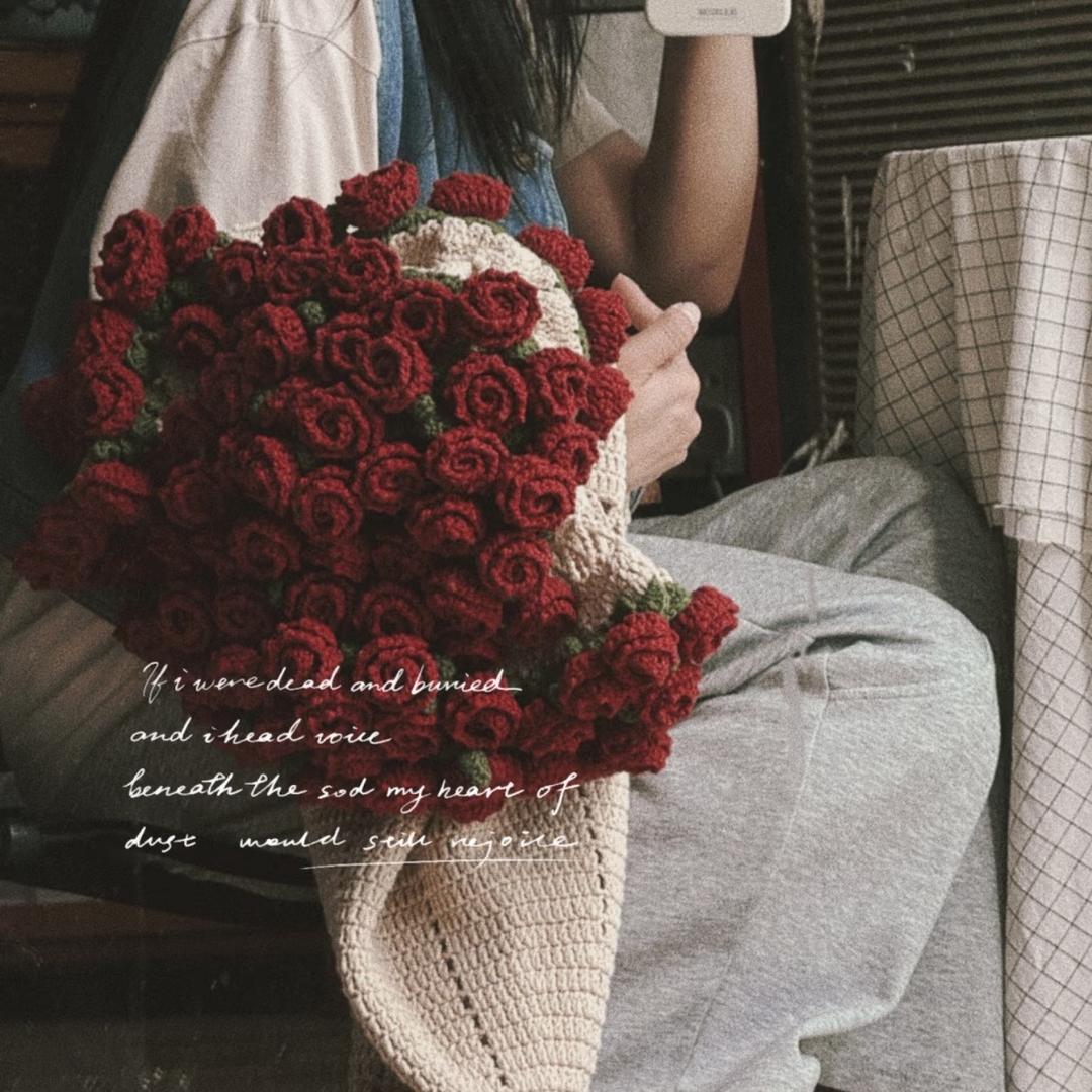 瑶瑶成品手工花