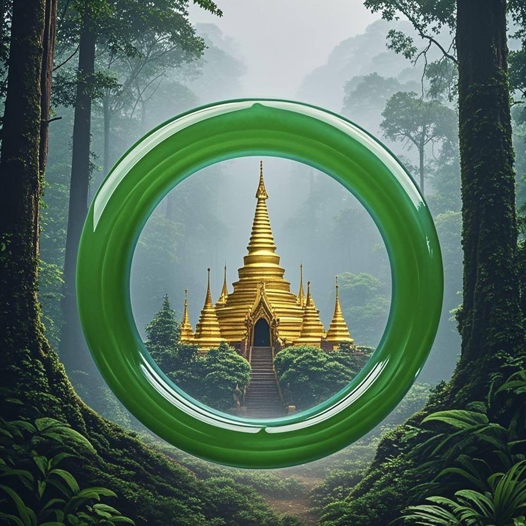 缅青山翠玉