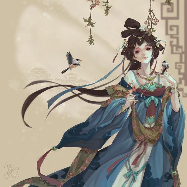 咏梅.新中式国风女装店铺