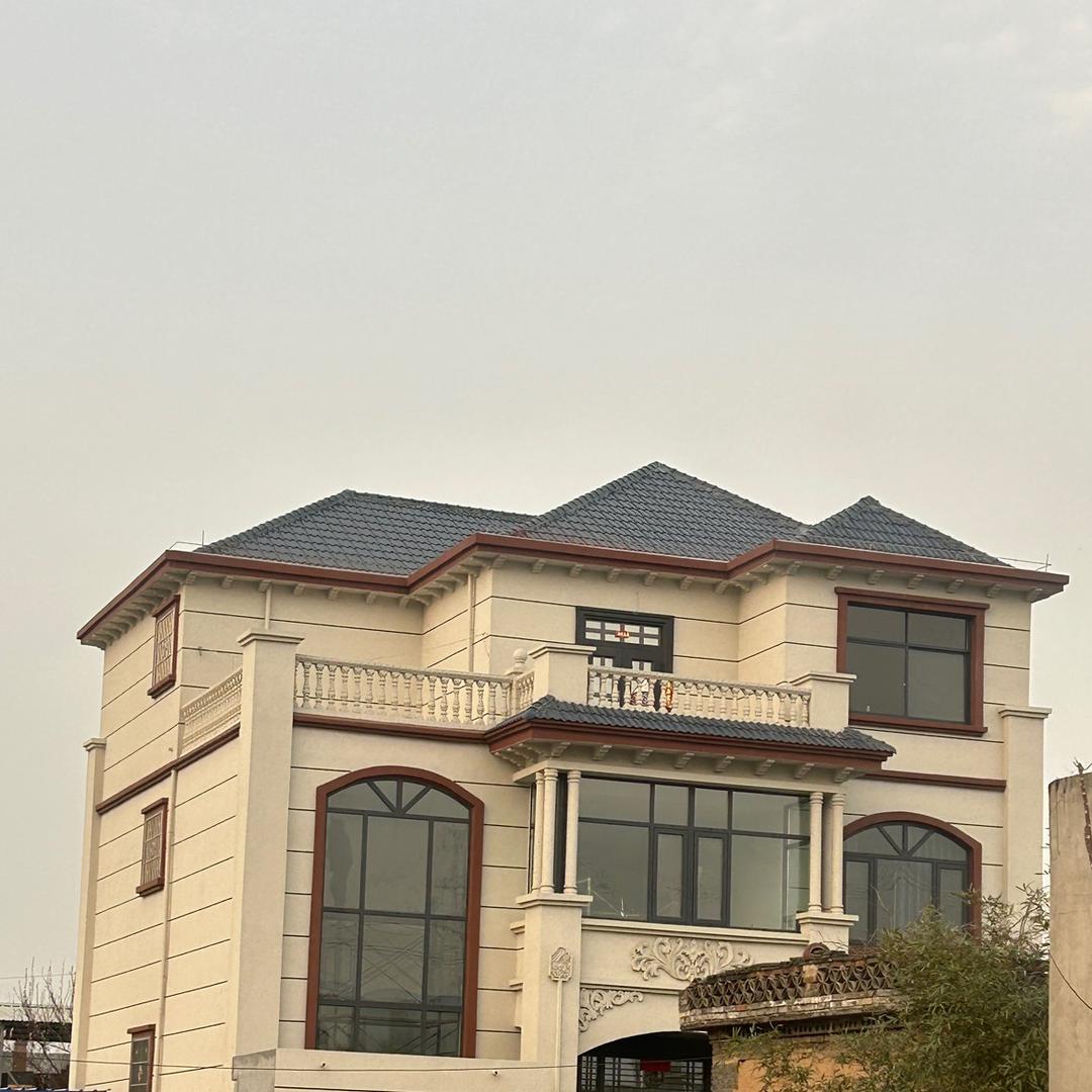 AAA李帅～钢结构琉璃瓦房顶。彩钢瓦