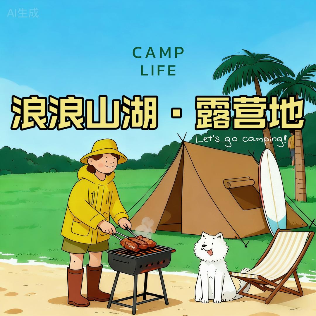 浪浪山湖・露营地