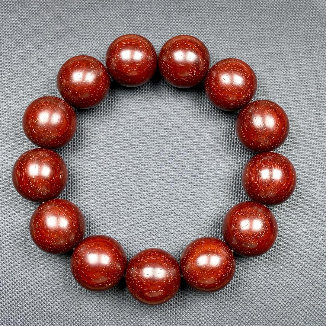 沐心文玩（印度小叶紫檀原生态无胶无蜡）