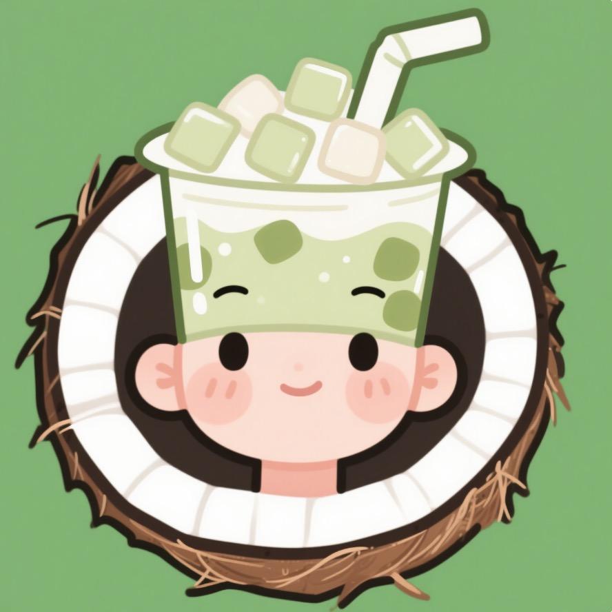 椰果奶绿不加糖