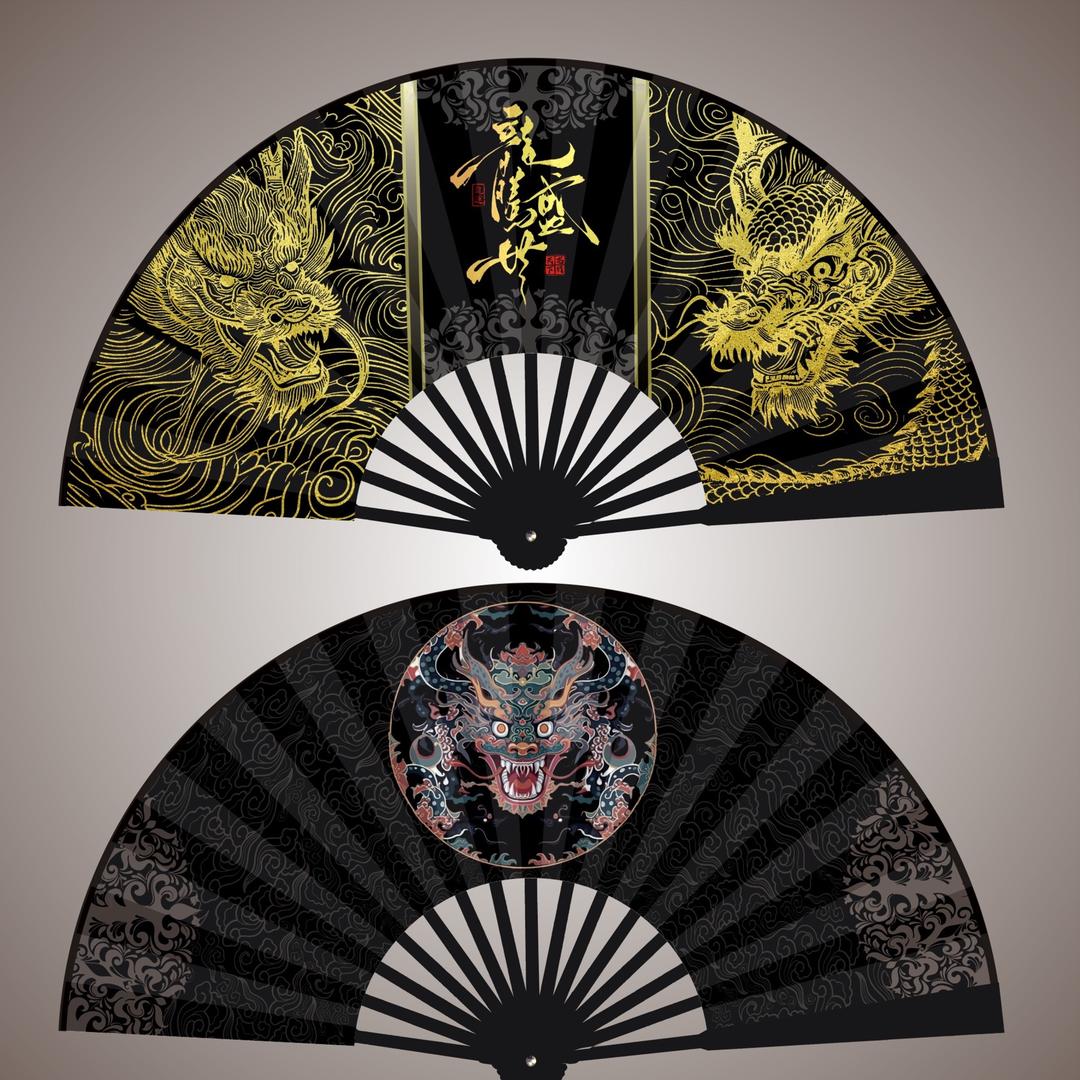 汴龙文化古风折扇