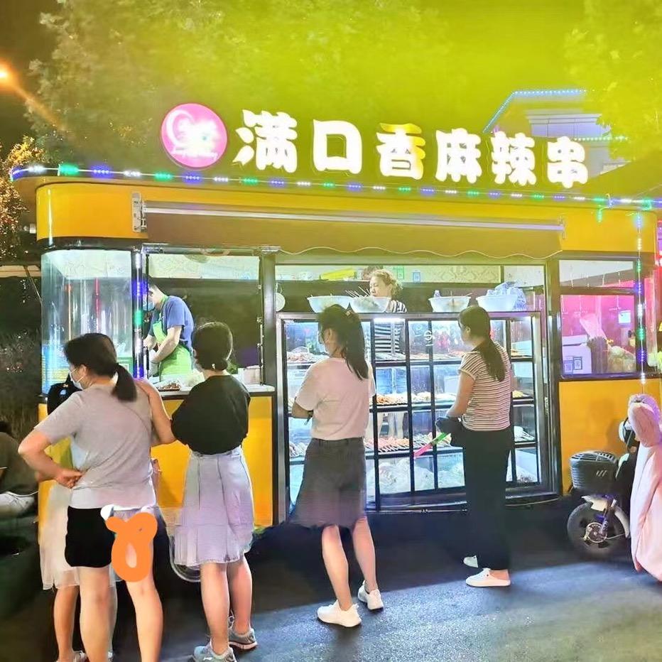 景川电动餐车小吃车