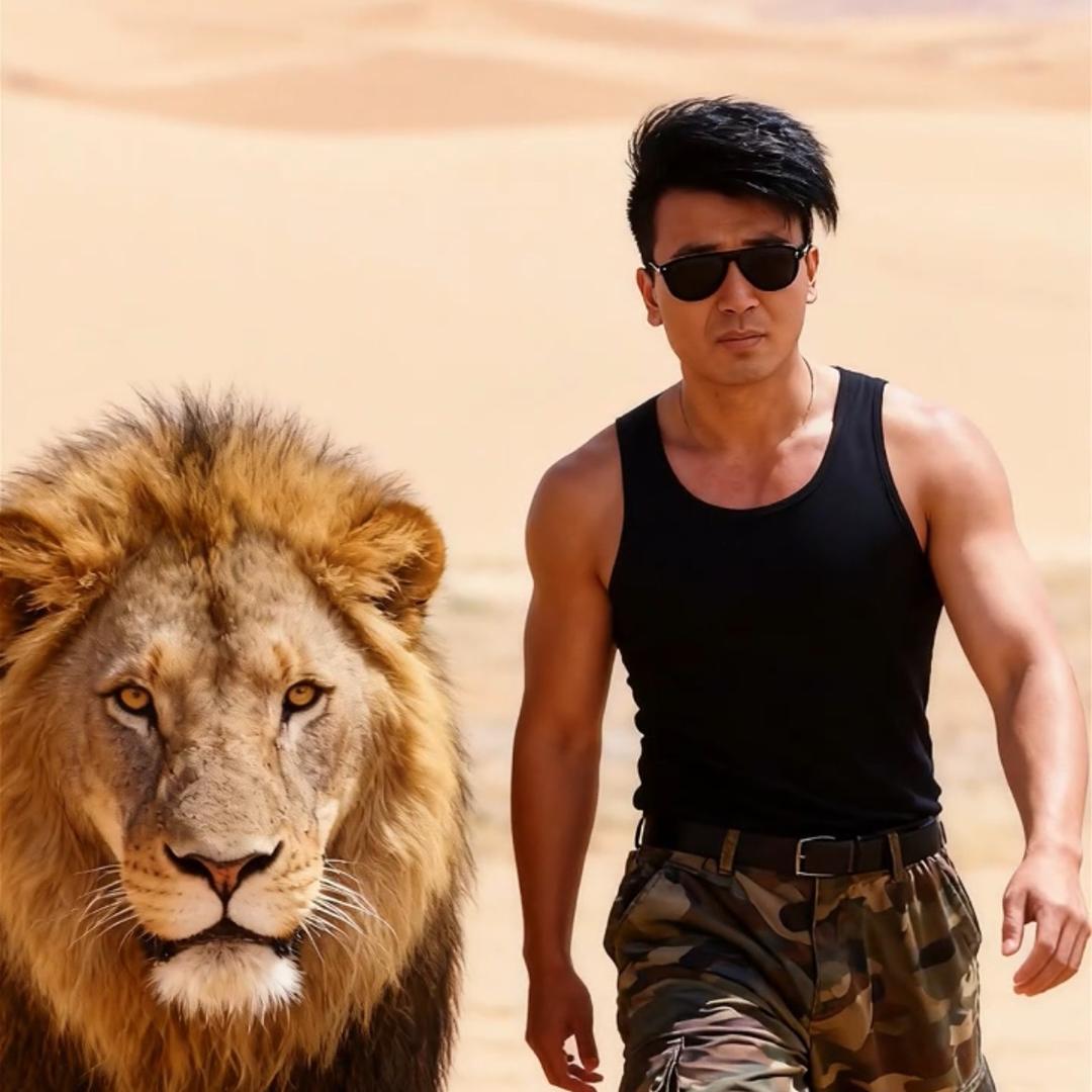 揉方向盘的男人