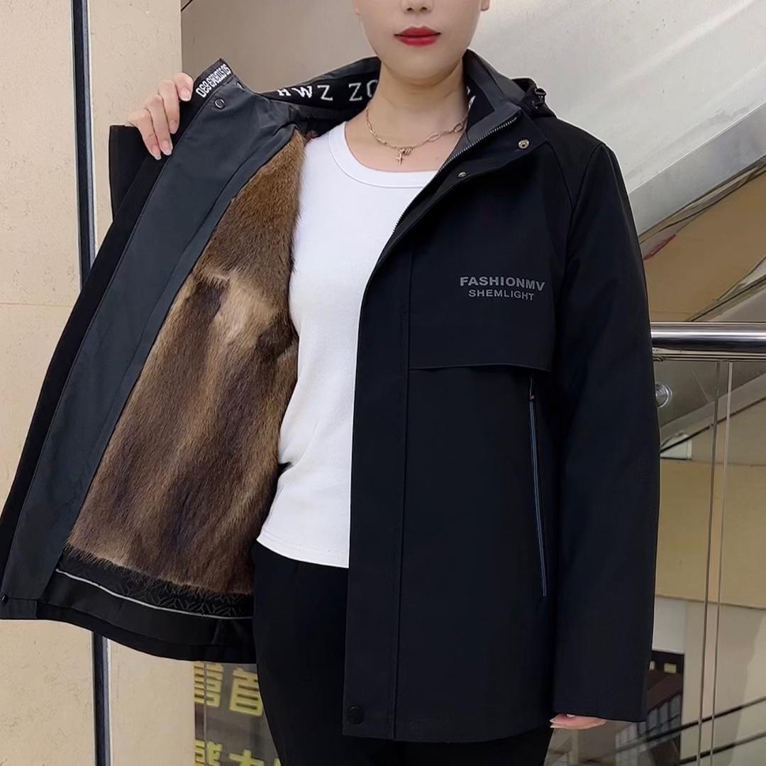王大宝皮草派克服男装